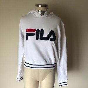 FILA White Hoodie XS